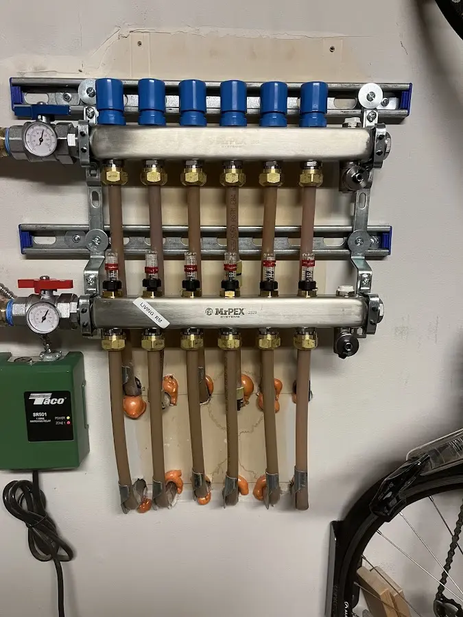 Plumber performing Leak Detection at a residential property in Westchase